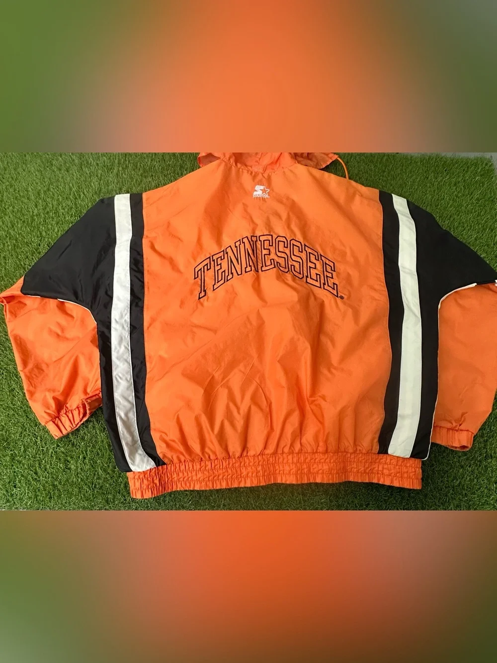 Vintage Starter Tennessee Volunteers Jacket Orange Full Zip Windbreaker Men’s L